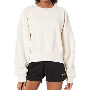 NWOT Adidas Adicolor Essentials Fleece Sweatshirt - Wonder White - L
